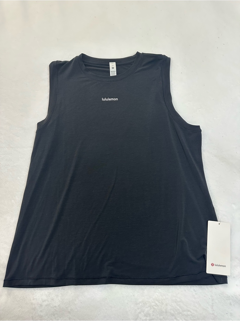 lululemon athletica Black Sleeveless Muscle Tee